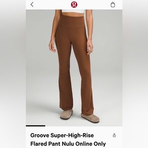 Lululemon Groove Super High Rise Flared Pant